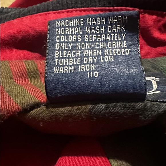 Lands' End Barn Chore Red Jacket Coat Multi Plaid Flannel Lining Women’s Sz L - Picture 10 of 12